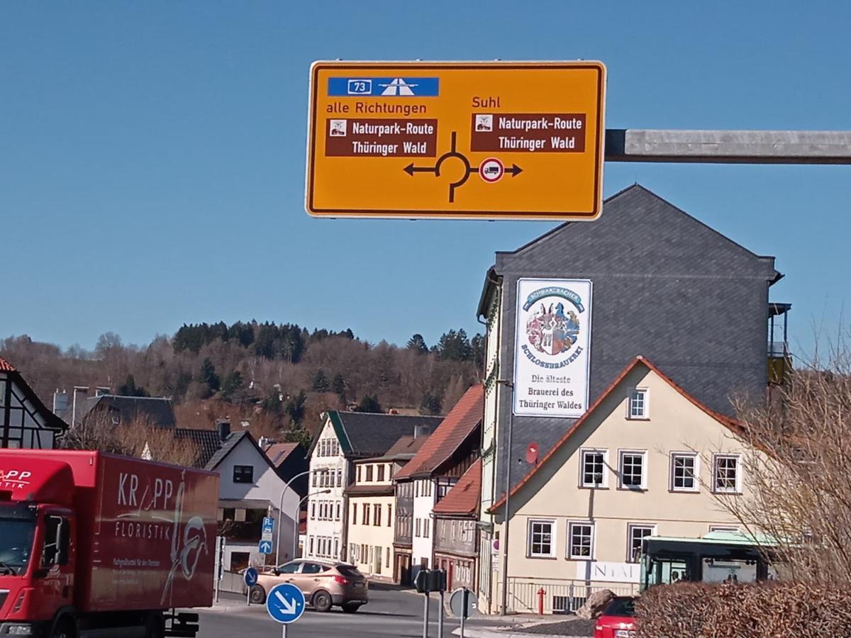 Hotel & Restaurant Zum Adlersberg Schleusingen Zewnętrze zdjęcie